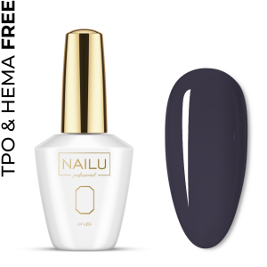 Lakier hybrydowy #728 Dark Grey Plum - 8 ml